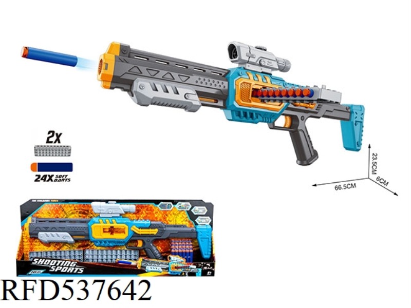 10 CARTRIDGE CLIP SOFT BULLET GUN