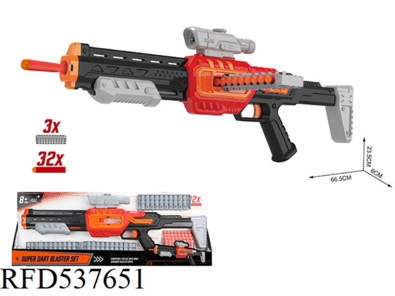 10 CARTRIDGE CLIP SOFT BULLET GUN