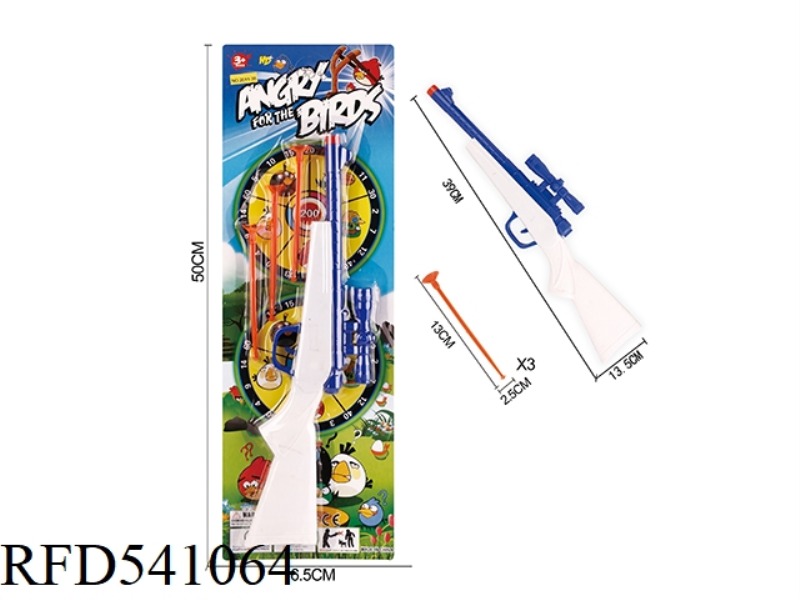 SOLID SOFT GUN ANGRY BIRD BOARD NEEDLE GUN
