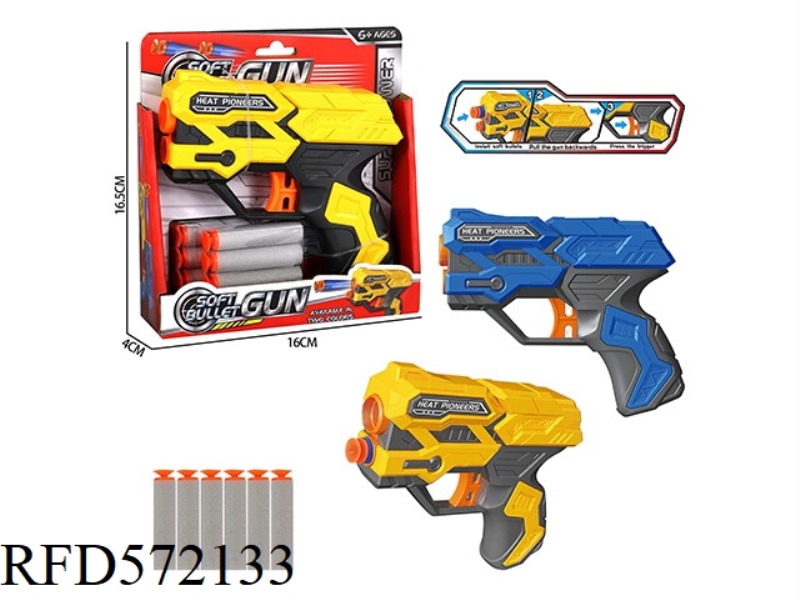 GUN WITH SOFT BULLETS