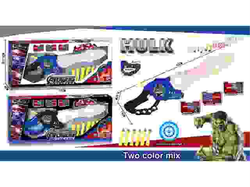HULK SOFT ELASTIC SWORD (ACOUSTO-OPTIC VERSION) WITH LIGHTING AND MUSIC, INCLUDING 3 AG13 TABLETS.