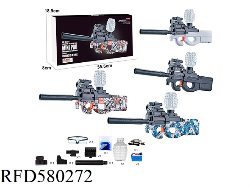 MINI P90 (PREMIUM) BLUE DOODLE RED DOODLE