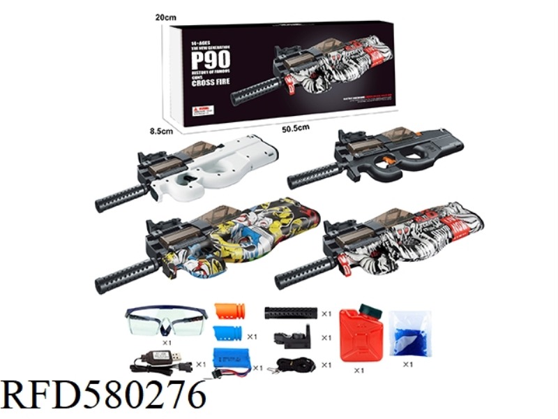 BIG P90 BLACK AND RED GRAFFITI