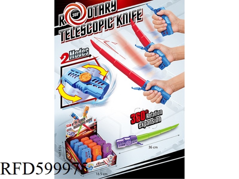 COOL GYROSCOPE TELESCOPIC KNIFE 3 COLORS