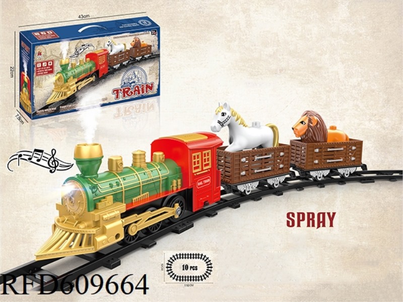 ELECTRIC RAIL TRAINS HAVE SPRAY