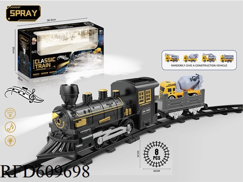 ELECTRIC RAIL TRAINS HAVE SPRAY
