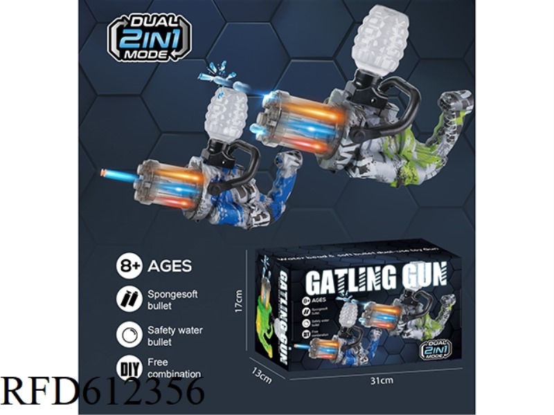 GATLING GUN HEAD WITH LIGHT