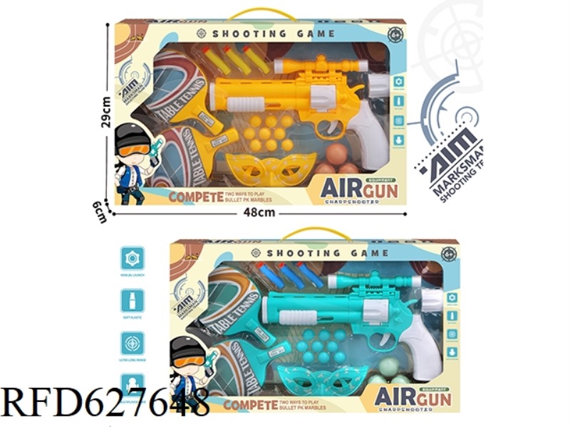 REVOLVER AND PING-PONG BAT