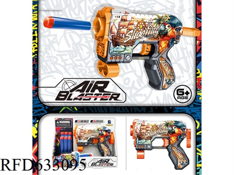 MANUAL GRAFFITI SOFT BULLET GUN