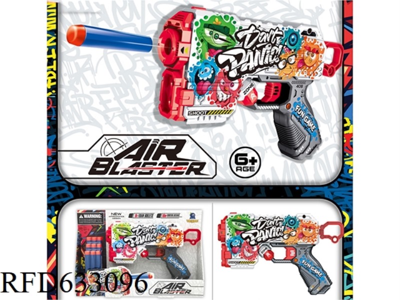MANUAL GRAFFITI SOFT BULLET GUN