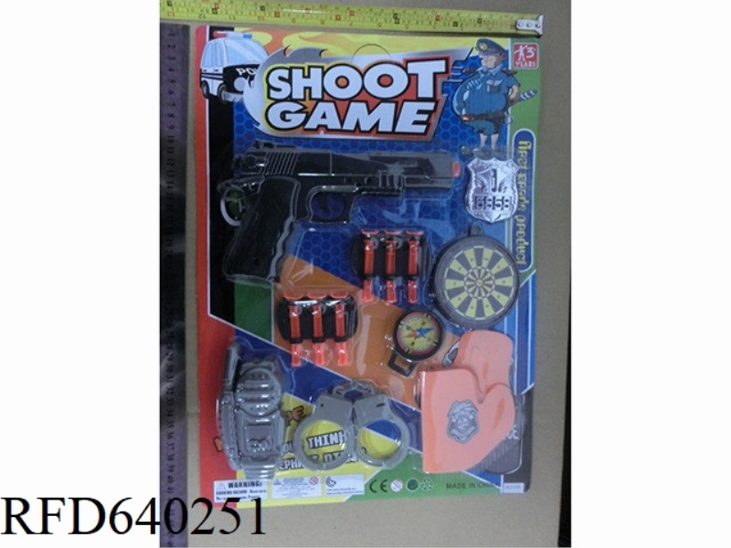 SPRAY PAINTED COP SUIT GUN PIECE