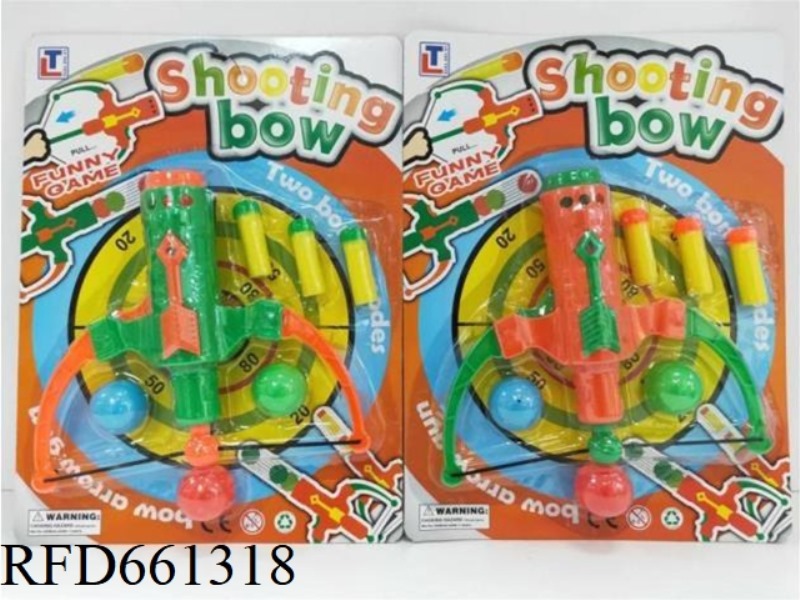 SOFT GUN WITH TABLE TENNIS 2 IN 1