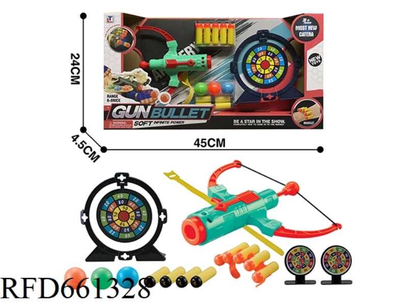 BOW AND ARROW SOFT BULLET GUN