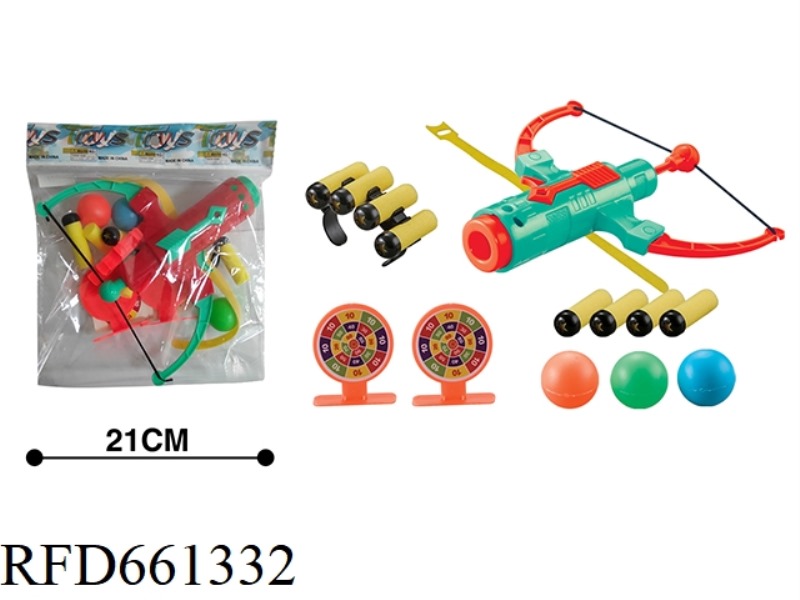 BOW AND ARROW SOFT BULLET GUN