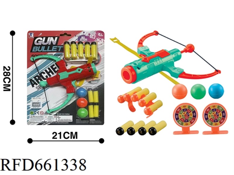 BOW AND ARROW SOFT BULLET GUN