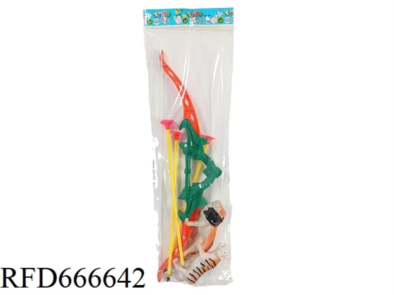 COLORFUL BOWS AND ARROWS, TIGERS, LIONS
