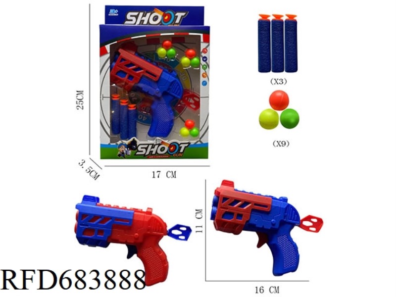 TABLE TENNIS SOFT BULLET GUN