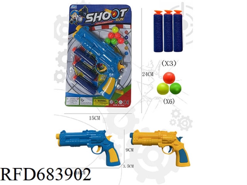 REVOLVER TABLE TENNIS SOFT GUN