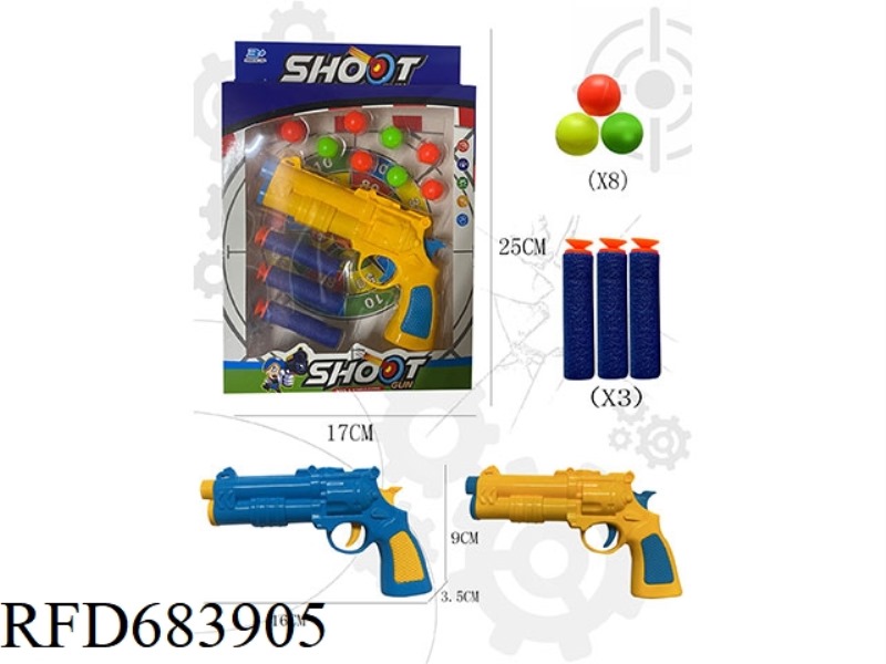REVOLVER TABLE TENNIS SOFT GUN