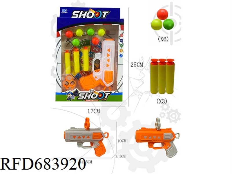 TABLE TENNIS SOFT BULLET GUN