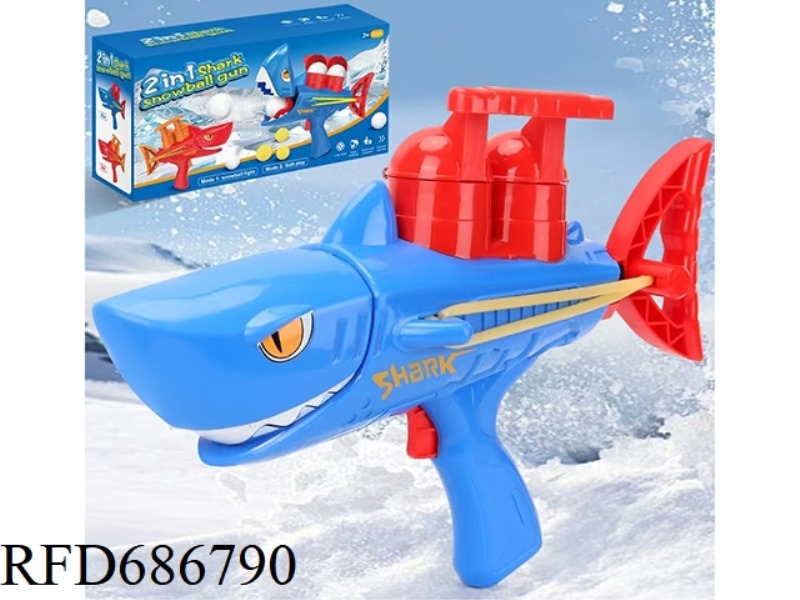 BLUE SHARK SNOWBALL GUN
