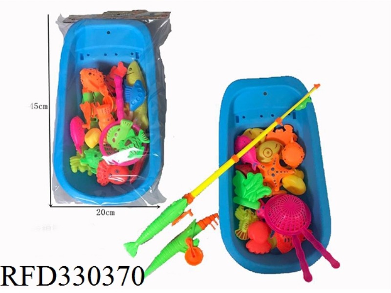 A 21-PIECE SET OF FISHING