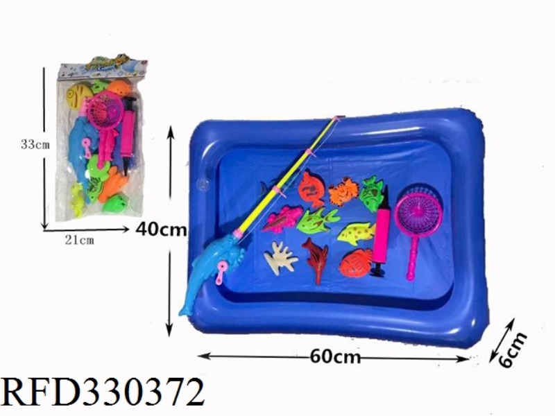 A 14-PIECE FISHING SET