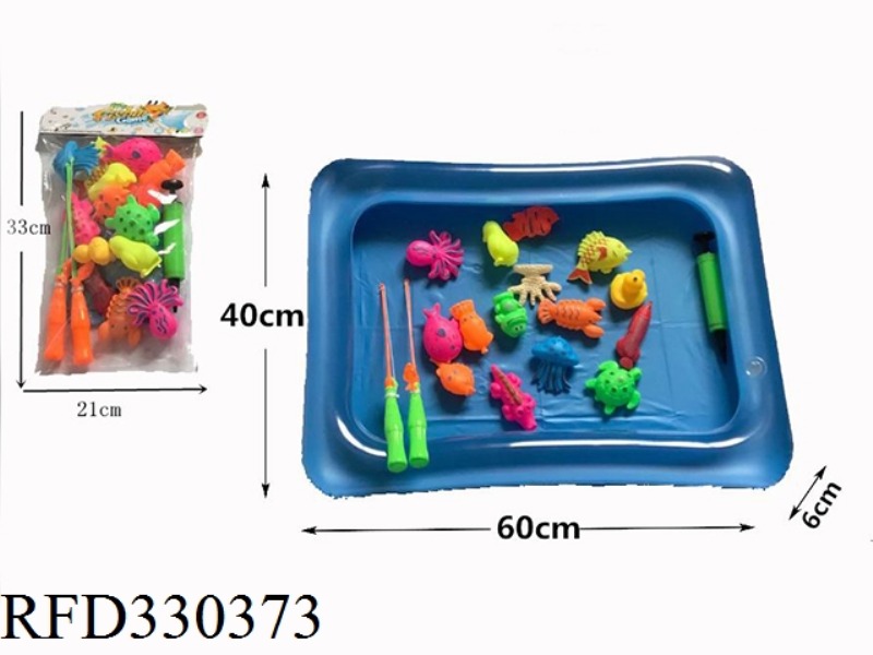 A 19-PIECE FISHING SET