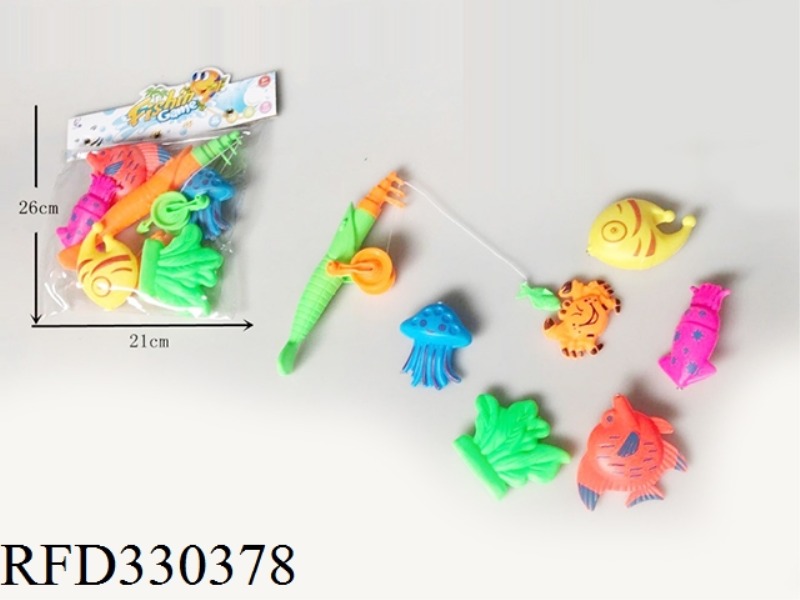 A 7-PIECE FISHING PACK