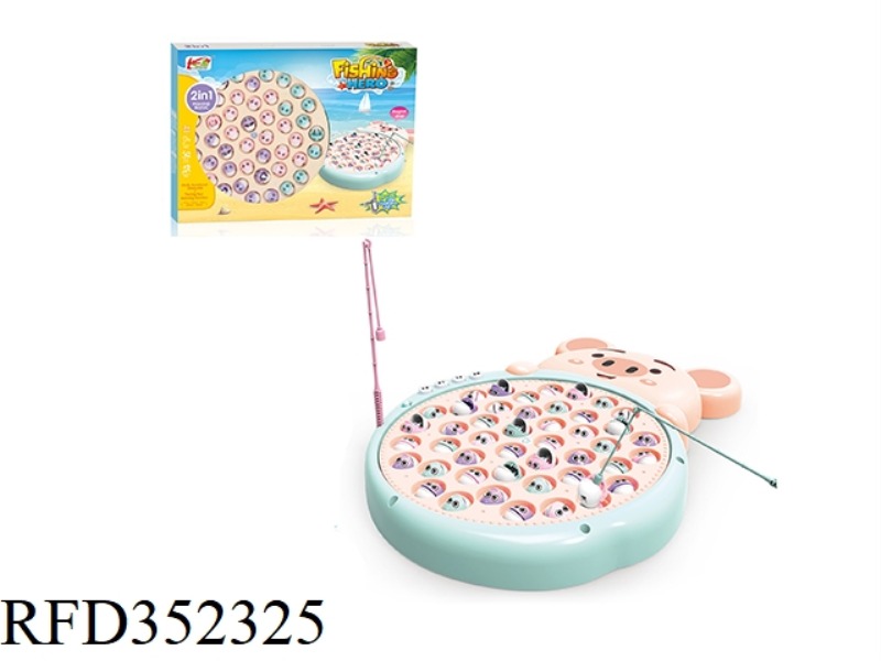 PIG CARTOON FISHING PLATE