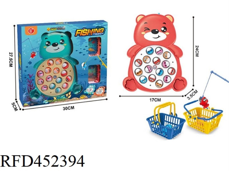 ELECTRIC CARTOON BEAR FISHING