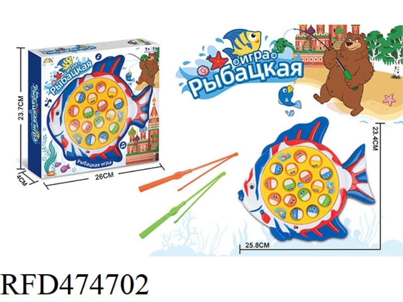 ELECTRIC MUSIC FISHING PLATE (RUSSIAN)
