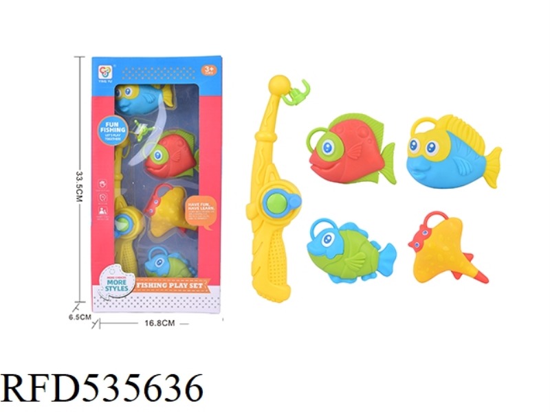 A SPLASHING FISHING TOY