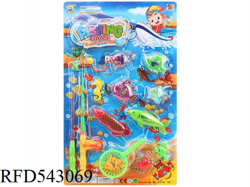 NEW FISHING CHIPS WITH TWO POLES