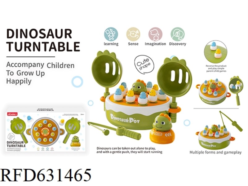 SAVE THE LITTLE DINOSAUR ELECTRIC MUSIC CATAPULT FISHING DISC