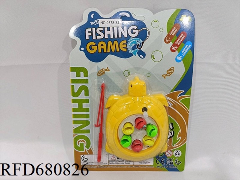 FISHING WITH HOOK ON TURTLE CHAIN
