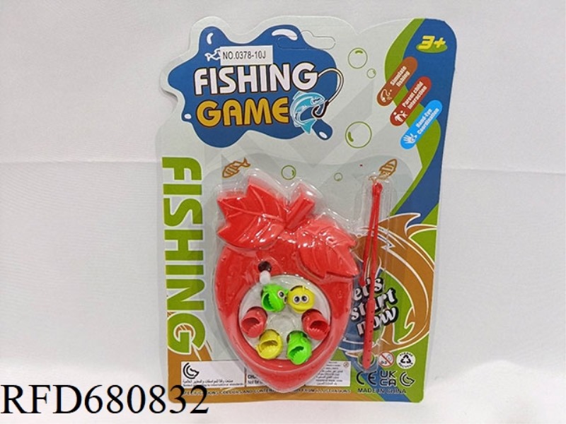 STRAWBERRY FISHING WITH HOOK ON THE CHAIN