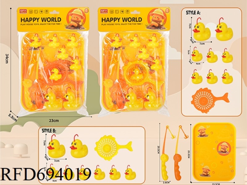 HAPPY DUCK FISHING (12PCS)