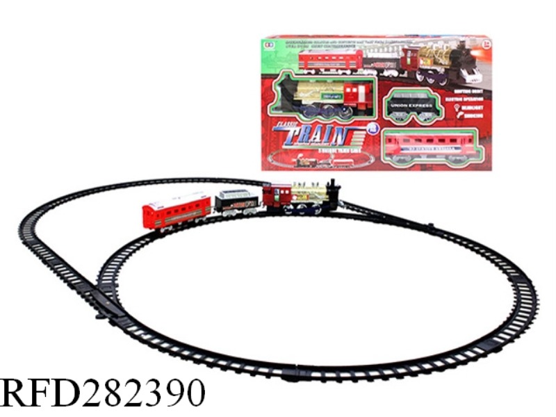 B/O SMOKE LIGHTS TRACK TRAINS WITH LIGHT