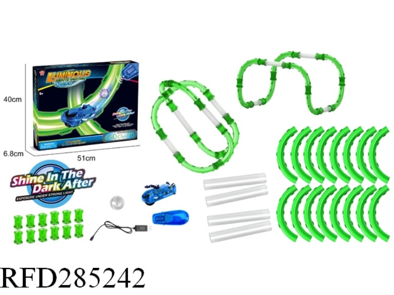 INFRARED RC PIPELINE RAIL CAR(36PCS)