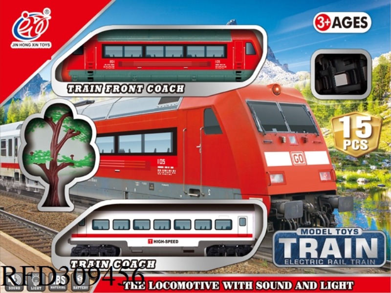 ELECTRIC TRAIN WITH LIGHT AND MUSIC