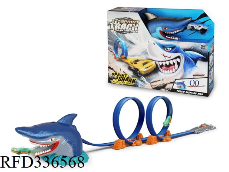 SHARK SCENE EJECTION TRACK ALLOY CAR