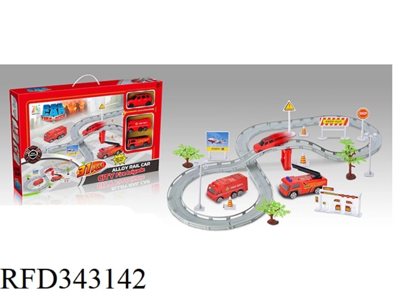 ALLOY RAIL CAR (FIRE SERIES)