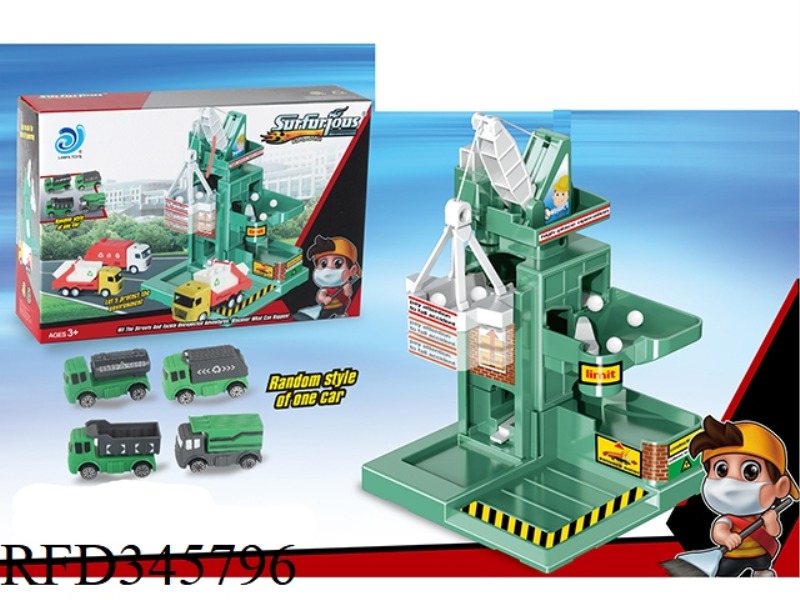 SANITATION CRANE WITH 1 CAR