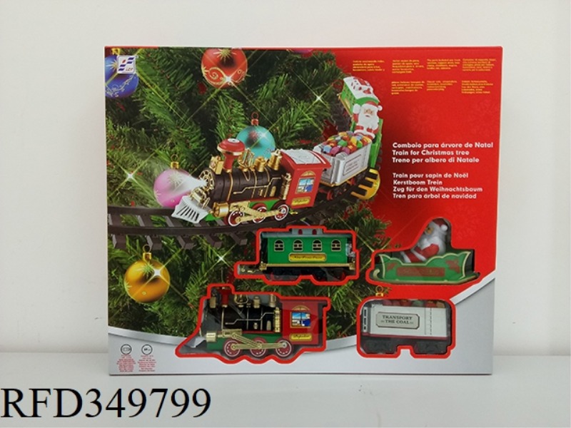 ELECTRIC LIGHT AND MUSIC CHRISTMAS RAIL CAR
