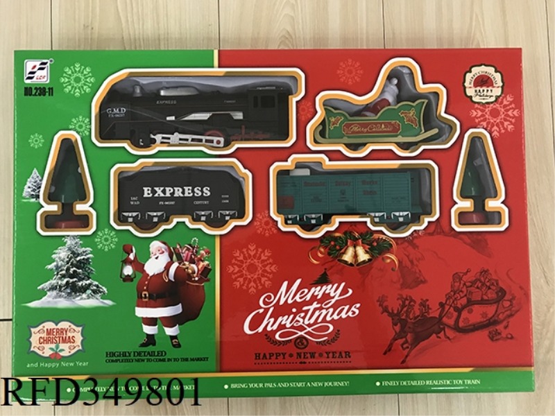 ELECTRIC LIGHT AND MUSIC CHRISTMAS RAIL CAR