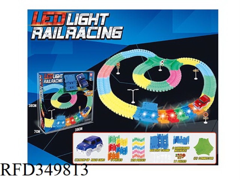 LIGHTING. LUMINOUS RAIL CAR