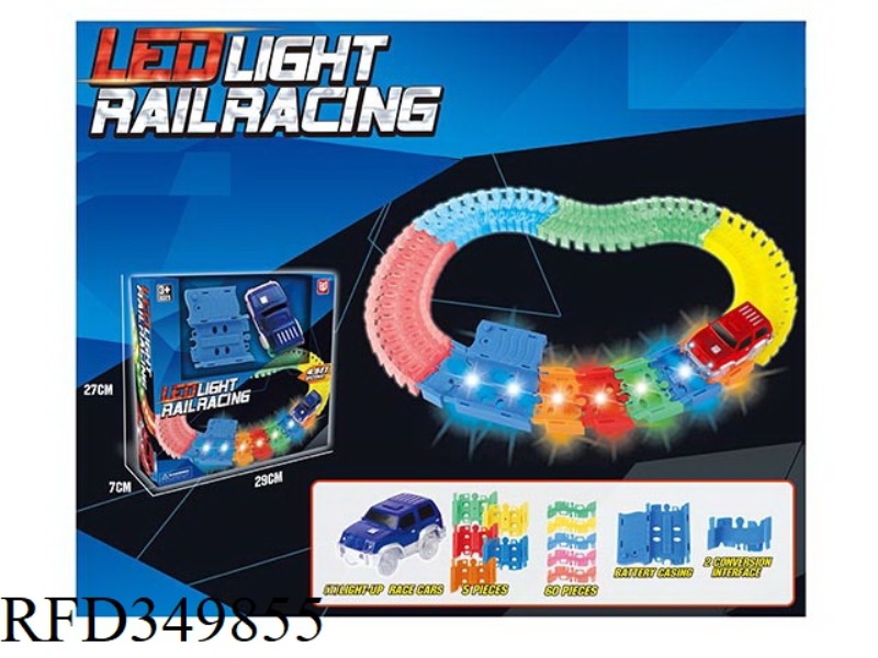 LIGHTING. LUMINOUS RAIL CAR