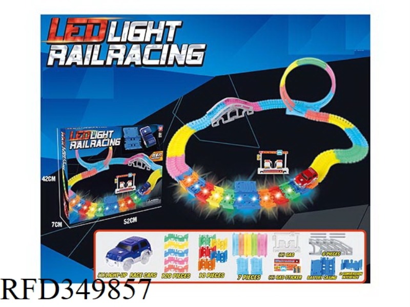 LIGHTING. LUMINOUS RAIL CAR