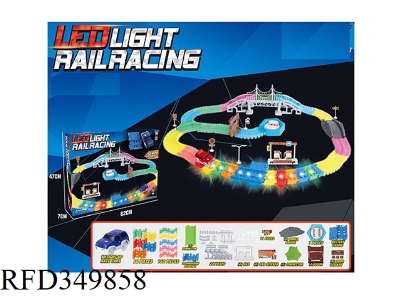 LIGHTING. LUMINOUS RAIL CAR